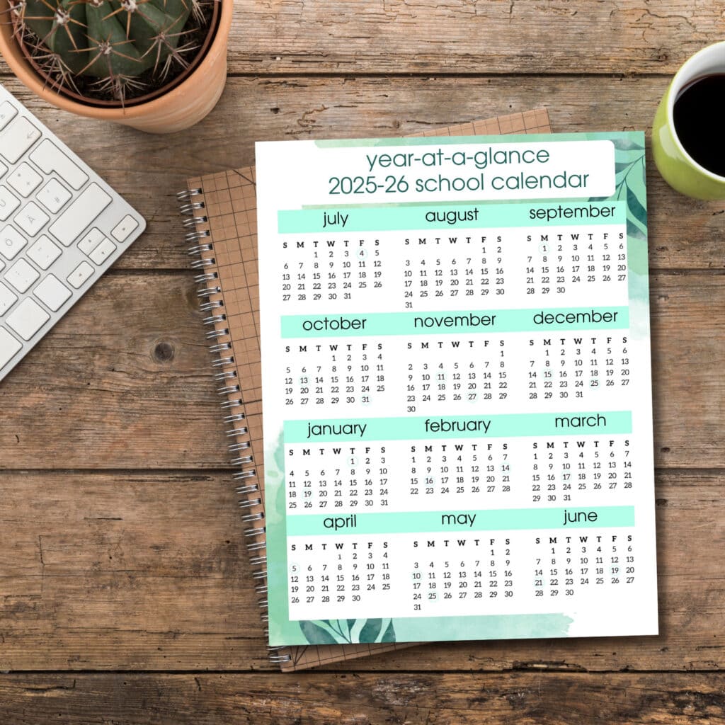 Celebrations and wins calendar on an iPad with floral and elegant workspace decor for organizing special moments and achievements.