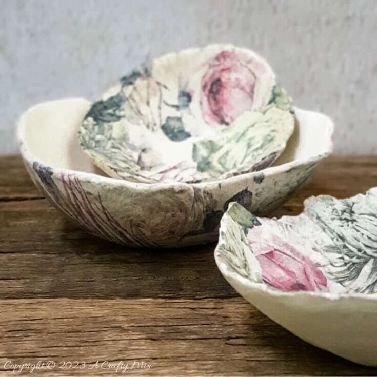 Beautiful floral patterned ceramic bowls for home decor or serving, handcrafted with intricate floral designs adding elegance to any space.