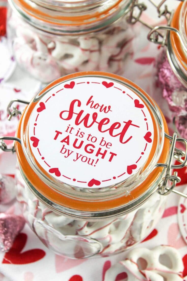 Cute jar with Valentine message and candies, perfect romantic gift, love, humor, heartfelt surprise, February 14, celebration, gift idea, charming, sweet treats.