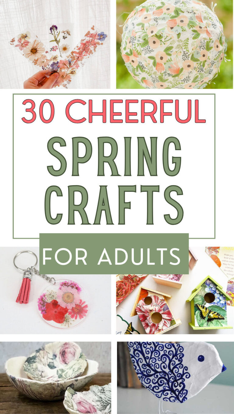 30 Easy Spring Crafts for Adults You’ll Love Creating