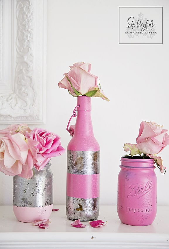 Image for Valentine Pink Mason Jar DIY