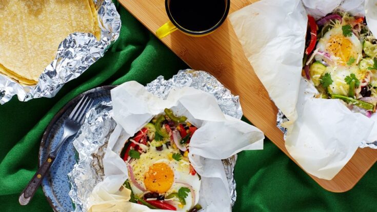 Image for Breakfast Taco Foil Packs With Black Beans, Zucchini, and Corn