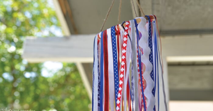 Image for DIY 4th of July Windsock with Ribbons and Scraps
