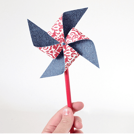 Image for DIY: Fourth of July Paper Pinwheels