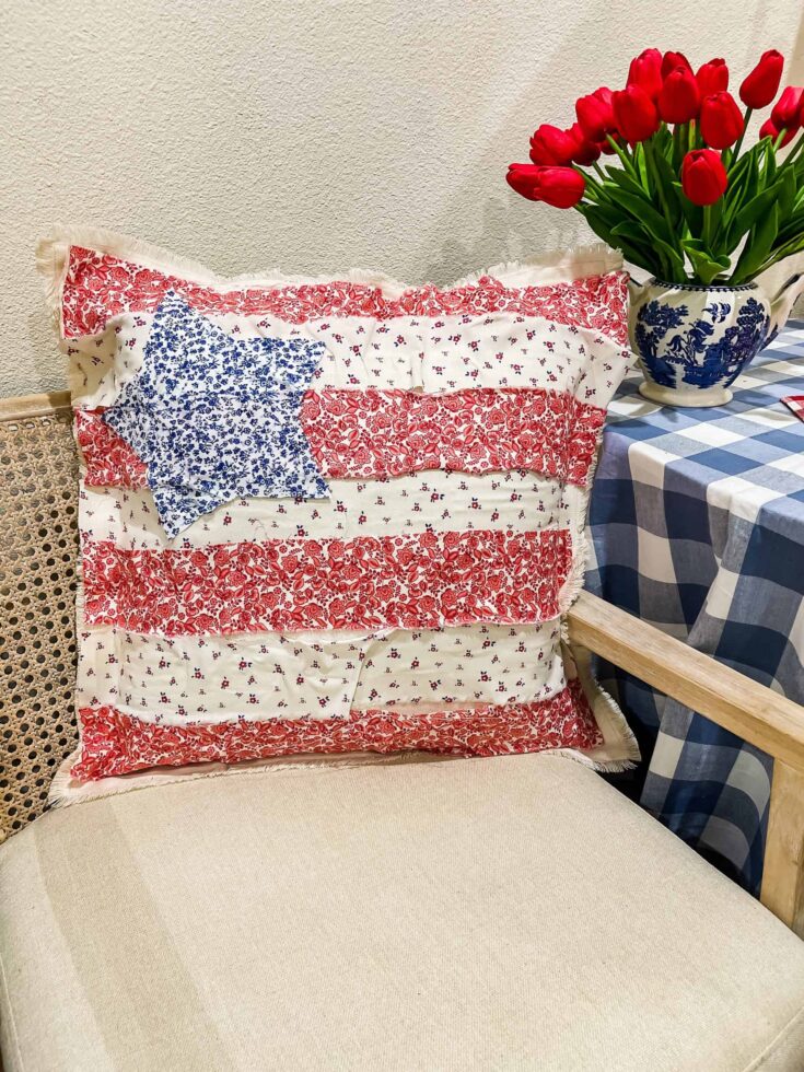 Image for Fourth of July Fabric Scraps Pillow
