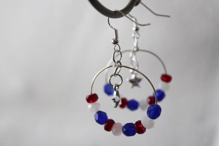 Image for DIY jewelry: Patriotic earrings for July Fourth