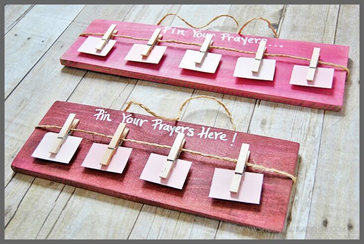 Image for Pin Your Prayers Pallet Wood Sign