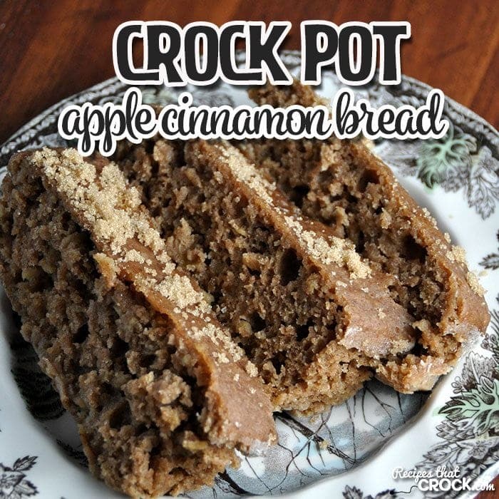 Image for Crock Pot Apple Cinnamon Bread