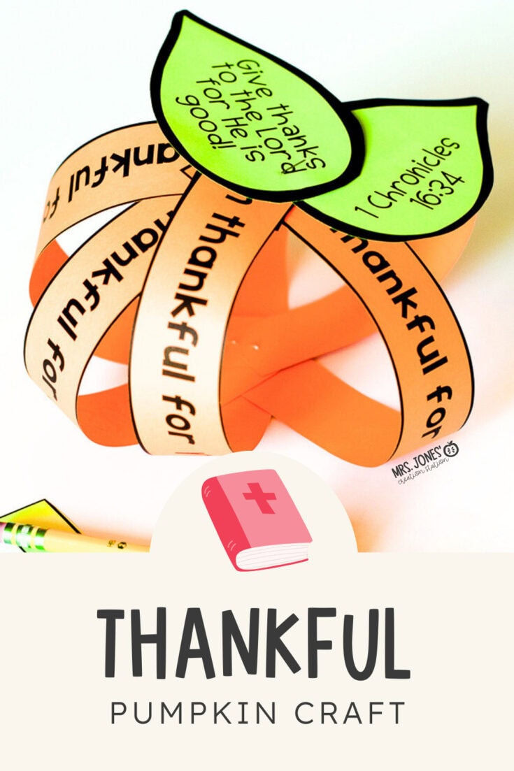 Image for Pumpkin Bible Craft