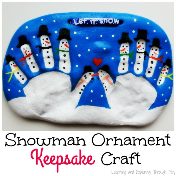 Image for Salt Dough Snowman Keepsake for Kids to Make
