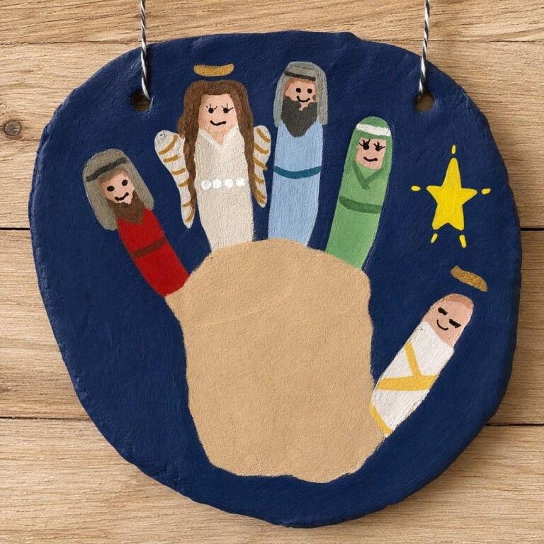 15 Christian Christmas Handprint & Footprint Crafts To Treasure
