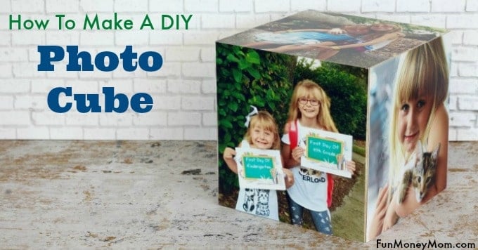 Step-by-step guide to creating a personalized photo cube with children, featuring a colorful, homemade craft project for family memories and fun activities.